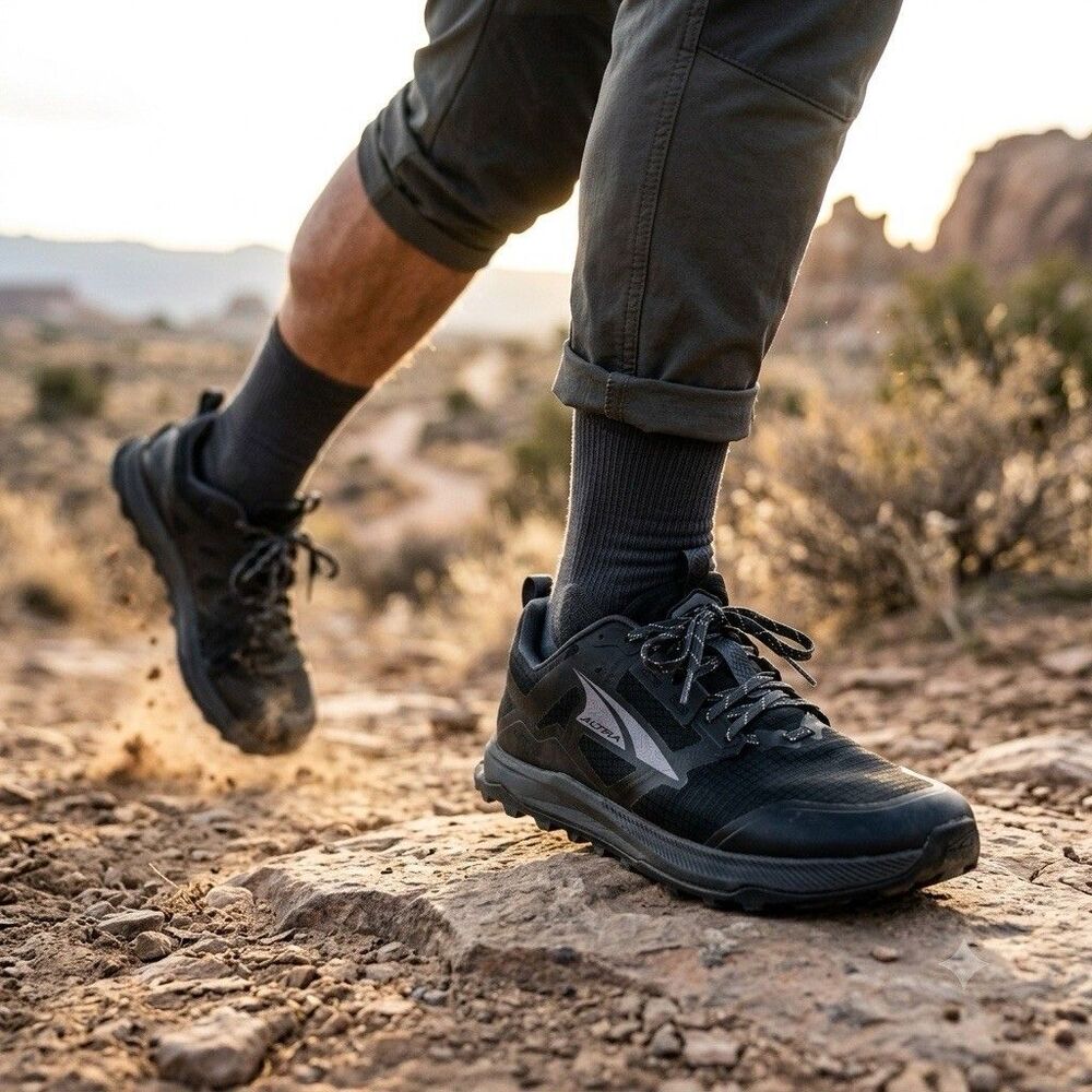 Altra Lone Peak 8 Men’s 13 Trail Running Shoes Black AL0A85NC020 Zero Drop Wide